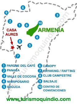 bbicacion Hosteria Mi Mónaco